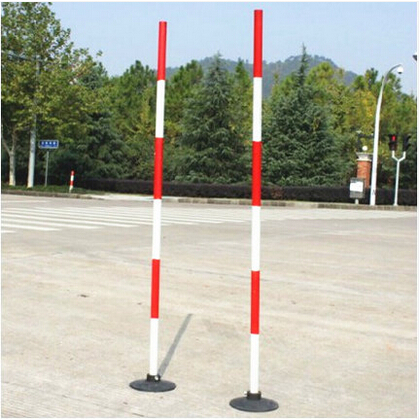 Iron Base Sign Bar Barrier Car Driver Practice Car Pole Traffic Warning Mark Pole Mark Rod Bypass Pile