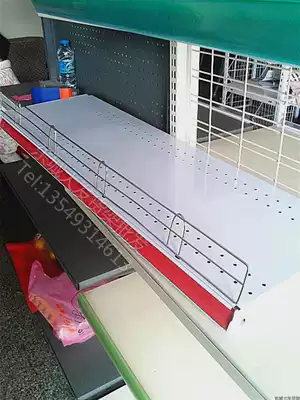 Dongguan factory direct supermarket shelf shelf accessories electroplated guardrail commodity guardrail shelf accessories