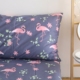đáy của Deep Purple ins Flamingo gió mùa hè lanh bông twill chăn gối có thể được tùy chỉnh trong gia đình của bốn quý - Khăn trải giường ga nệm 1m8 Khăn trải giường