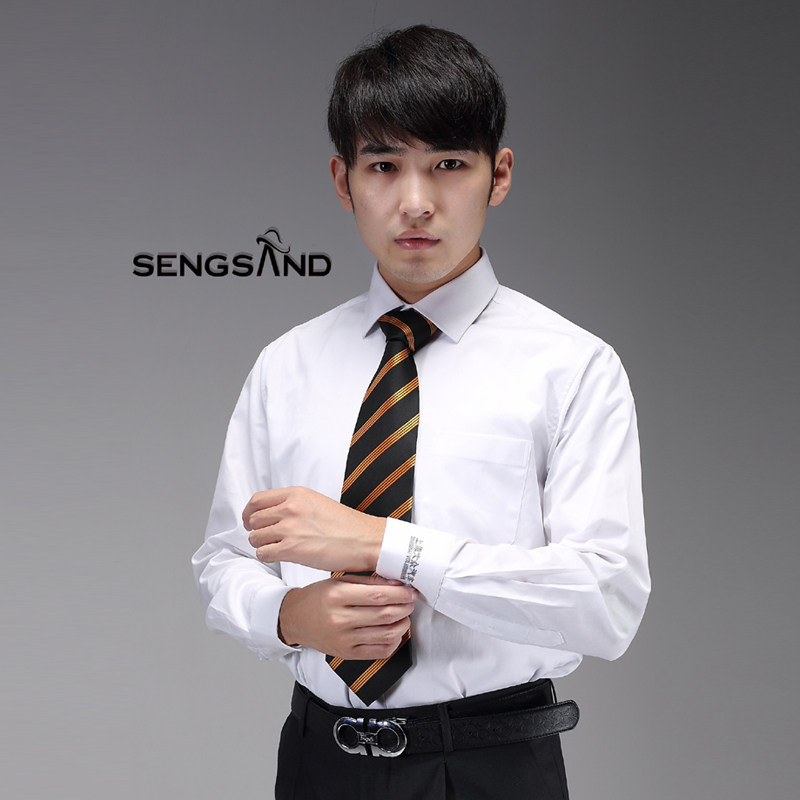 Shanghai SAIC Flowserve 4s store staff long sleeve shirt men's spot large quantity discount can be customized promotion