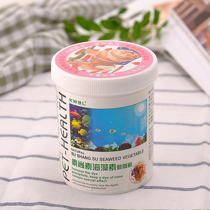 American Nestled Vegetarian Seaweed Vegetarian Nutritional Powder Pooch Seaweed Meme Powder Pet Mehair Powder