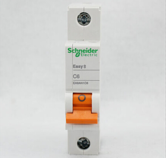 Schneider electric circuit breaker single in single out air switch 1P6A single pole air open EA9AN1C6
