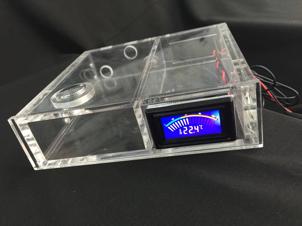 XH water cooling computer water cooling single CD player water tank thermometer water tank single layer CD player water tank acrylic water tank