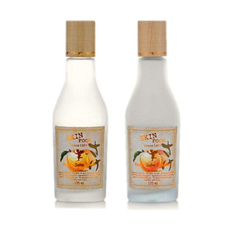 Skin Food/思亲肤蜜桃清酒水乳套装 控油补水收缩毛孔修复滋润