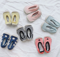 Men and women baby knitted toddler shoes soft-soled shoes indoor shoes sock shoes floor baby spring and summer thin non-slip shoes