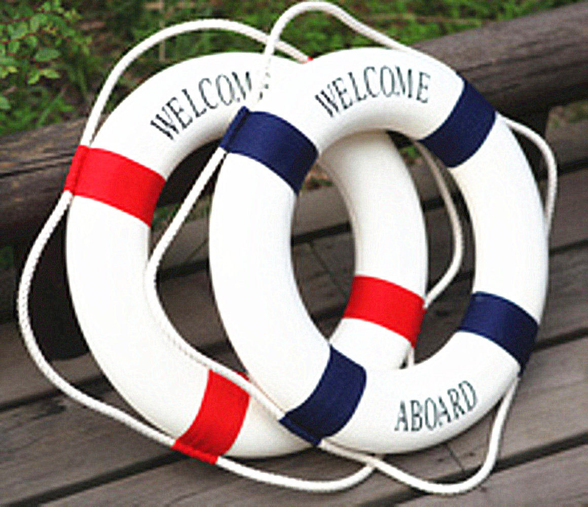 Adult Children Lifebuoy Swimming Circle Oxford Fabric Foam Ring Plastic Lifebuoy Rafting Circle Safety Buoyancy Circle