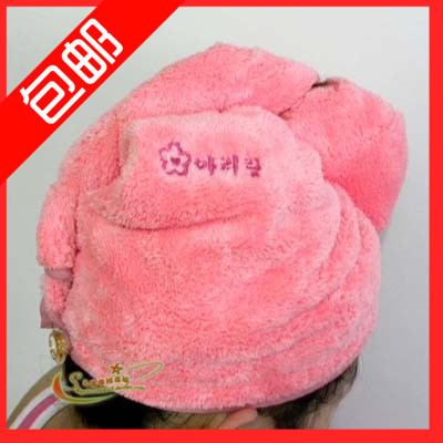 Korean Hair Drying Cap Arirang Extra Large, Thick, Super Absorbent Hair Quick-Drying Towel for Long Hair 