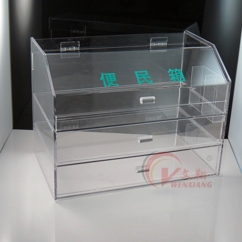 Acrylic convenience box Bank convenience box Convenience service box Transparent Acrylic information box Convenience box Acrylic