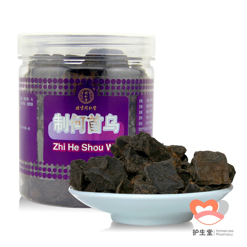 北京同仁堂制何首乌 何首乌片200g/瓶 何首乌