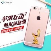 Vua cho táo 6 cộng với trường hợp điện thoại di động iphone6s silicone trường hợp nữ mô hình thả 6p minh bạch mềm nhựa thủy triều nam cá tính