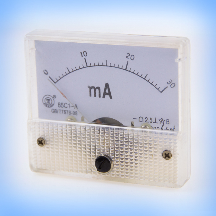 85C1-A MECHANICAL watch Pointer type DC current meter VOLTMETER MAH METER 30MA