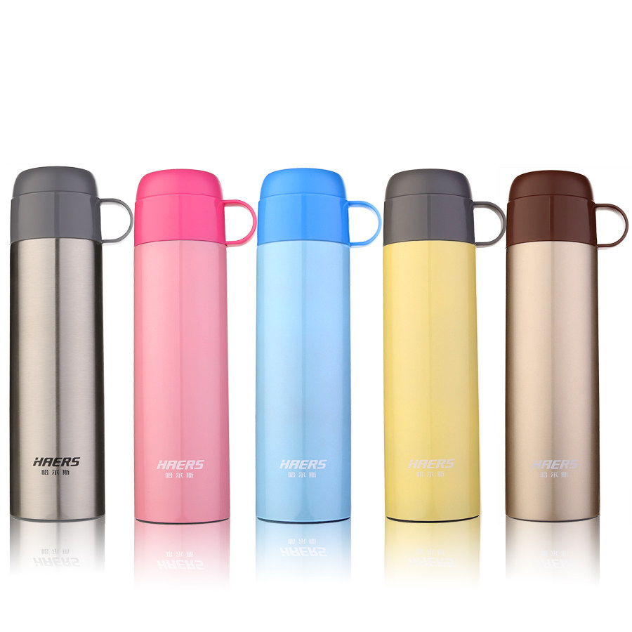 哈尔斯 保温杯不锈钢水杯 学生儿童创意保温壶男女士茶杯子500ml