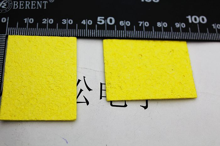 Special high temperature sponge sponge soldering iron sponge cleaning soldering iron Shenzhen Mumuelectronics
