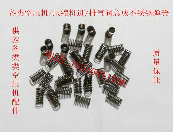Air Compressor Air Valve Spring Stainless Steel Air Valve Spring Intake Valve Assembly Spring Vent Valve Assembly Spring