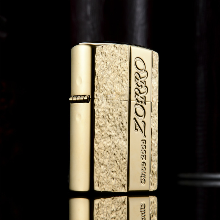 Zorro zorro kerosene lighter windproof creative personality gold gift for men