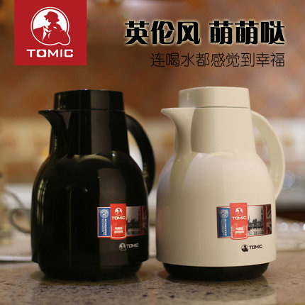 特美刻家用保温壶保温瓶暖壶热水瓶欧式大容量玻璃内胆真空开水壶