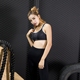 Áo ngực thể thao nữ cỡ lớn chống sốc tập hợp ngực lớn để nhận được một bộ đồ vest mỏng mỏng kiểu đồ tập yoga bra tập gym Đồ lót thể thao
