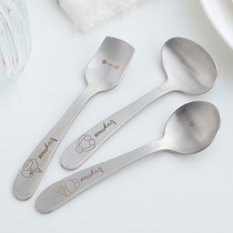 Child Knife Fork Spoon Soup Spoon 304 Stainless Steel Spoon Rice Spoon Feeding Spoon Baby Spoon Tablespoon Children Cutlery Suit