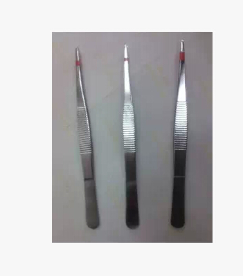 Stainless steel tweezers dressing tweezers (12 5cm-30cm) round head accessories tweezers medical tweezers ophthalmic tweezers