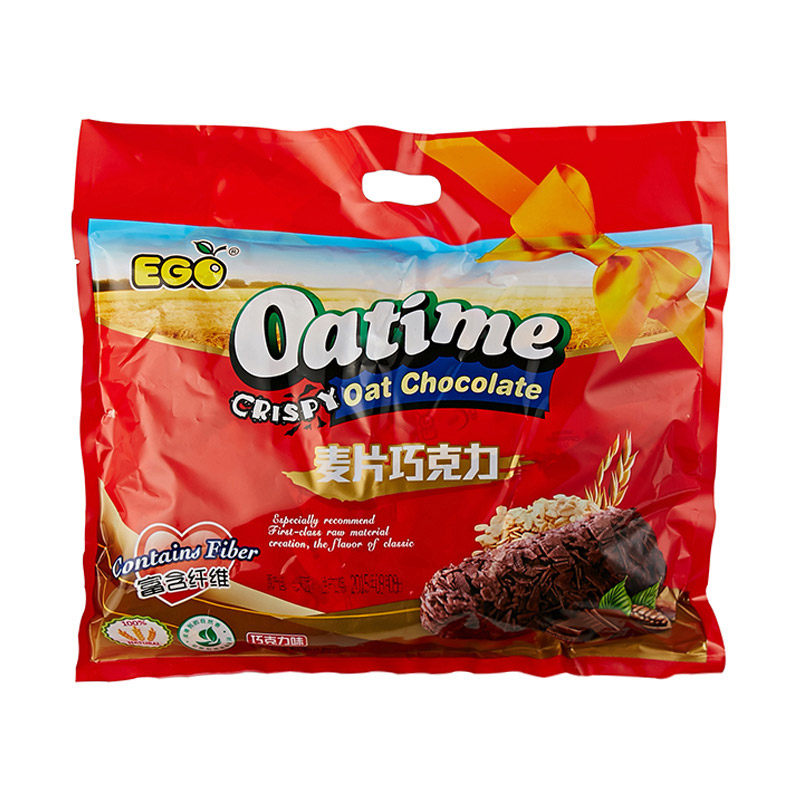 【天猫超市】马来西亚进口饼干EGO燕麦巧克力-巧克力味468g/包