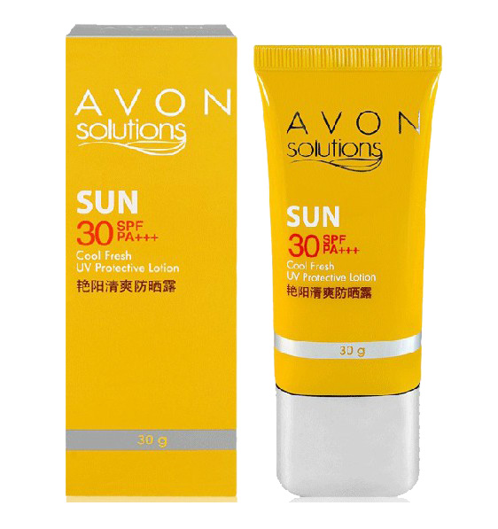 包邮 雅芳 艳阳清爽防晒露SPF30防晒霜隔离乳清爽保湿防水全身体