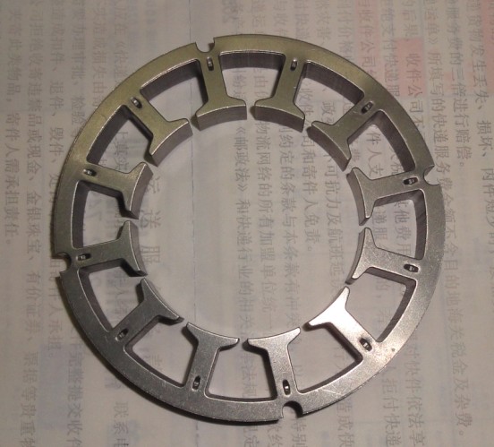 Stator core 12 pole Imported Japan Kawasaki 0.5 silicon steel sheet Stamping sheet Outer diameter 85 * inner diameter 51 * 25