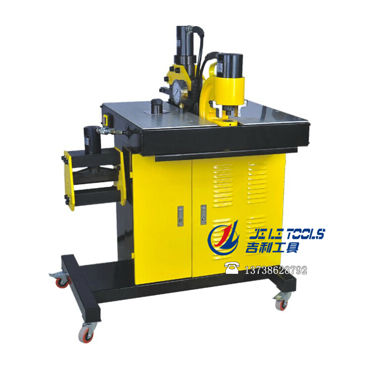Multifunctional busbar processing machine Copper row hydraulic bending machine Portable busbar processing machine three-in-one DHY200