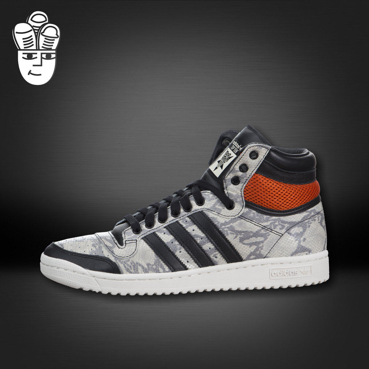 阿迪达斯Adidas Top Ten High三叶草复古男子高帮板鞋 运动休闲鞋