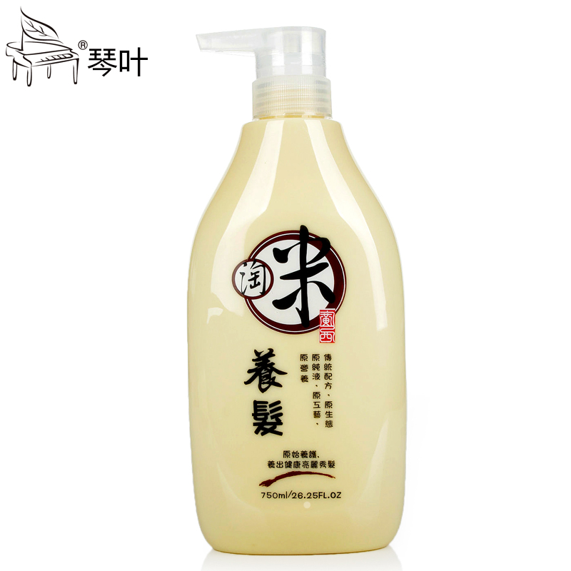 琴叶正品淘米水糯米酸养发乳750ml滋润修护干枯受损发质洗发水