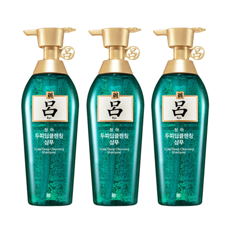 吕 清娥发祛屑养发洗发水套装 500g*3瓶 控油止痒深层清洁正品