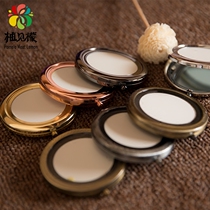 Embroidery handmade diy makeup mirror Makeup mirror bottom handmade mirror embryo DIY makeup mirror blank 3 small mirrors