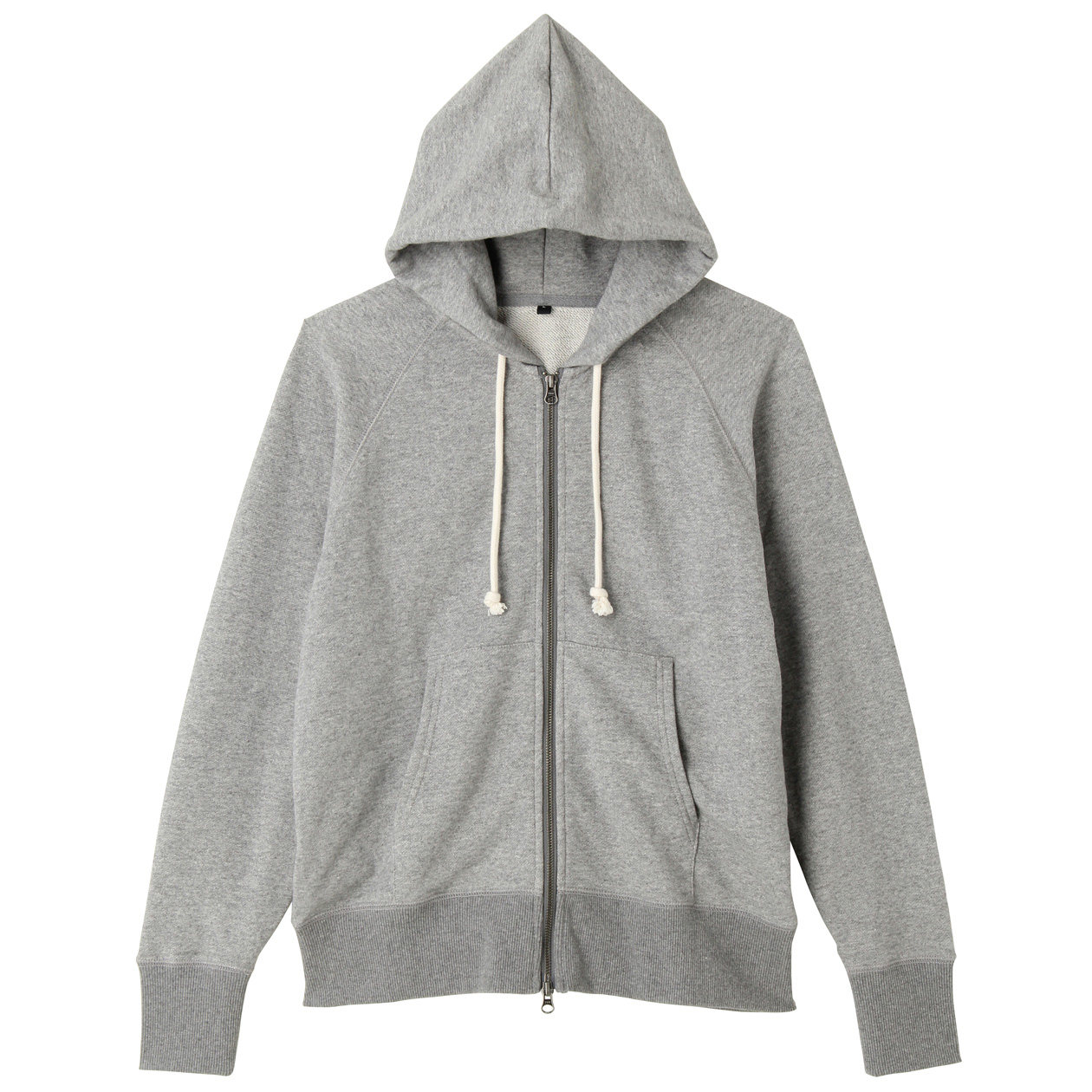 无印良品MUJI 男式 毛圈棉双拉链卫衣