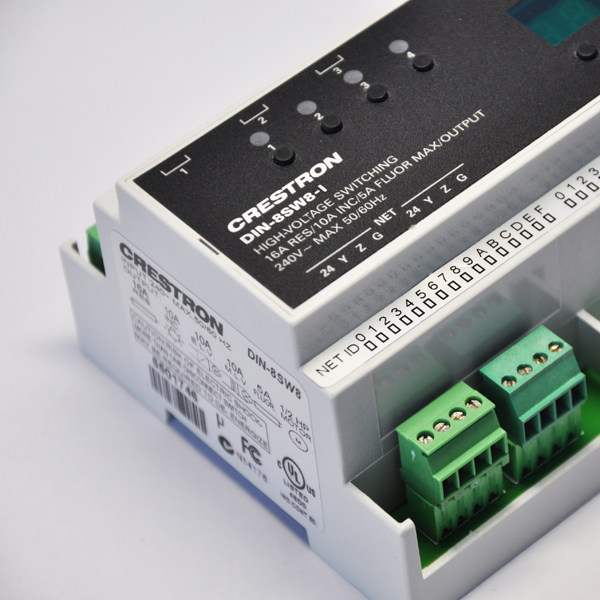 Crestron Fast Satoshi DIN-8SW8-I 8-way switch Strong electric control module with digital input port