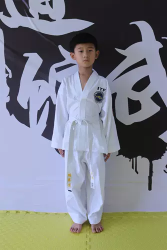 Taekwondo одежда Itf Dojo одежда изящная вышивка для взрослых детей Itf Doja Clothing