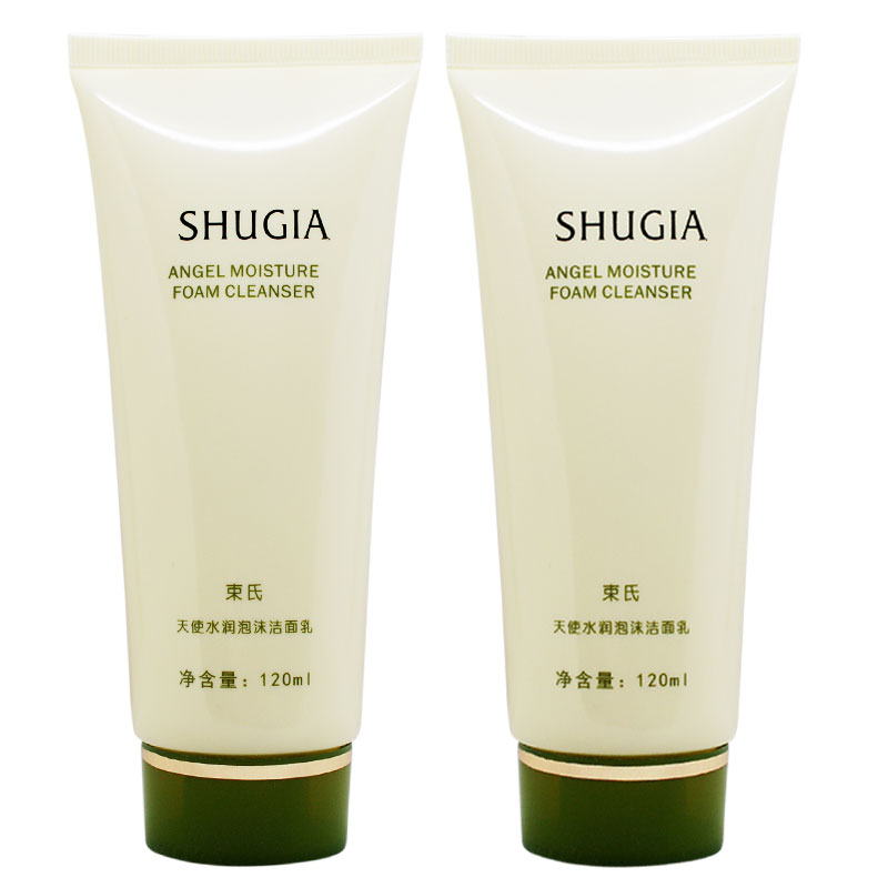 束氏天使水润泡沫洁面乳120ml*2瓶314洗面奶2支套装补水清洁水润