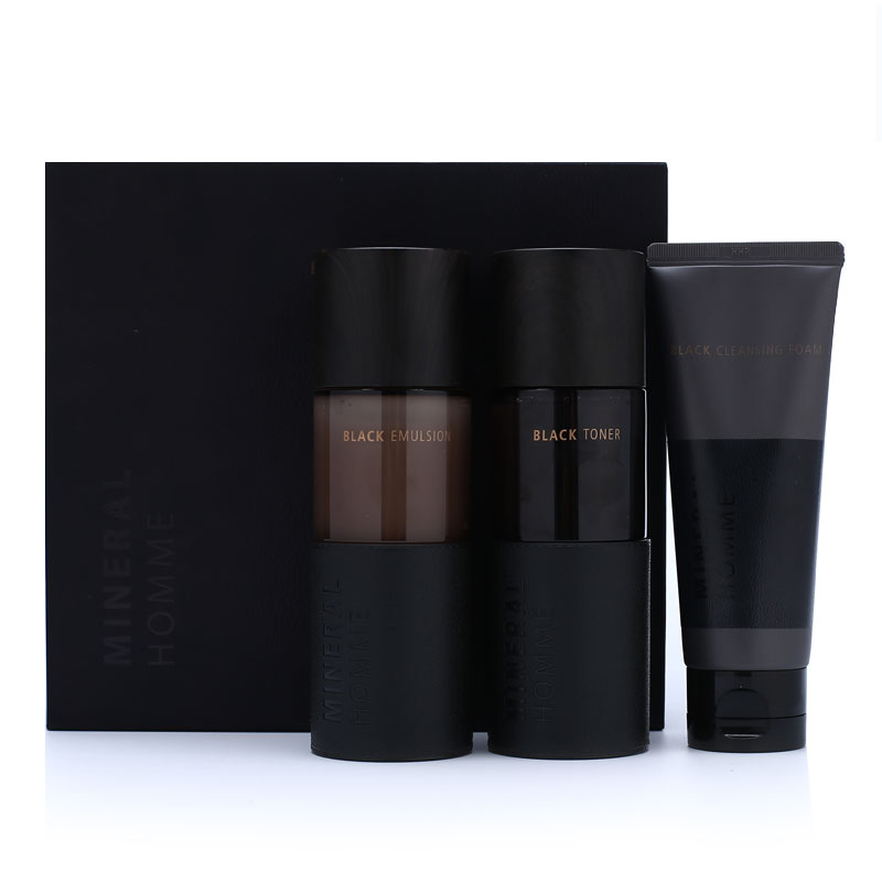 The Saem/得鲜男士矿物护肤套装深层清洁控油补水保湿礼盒套装
