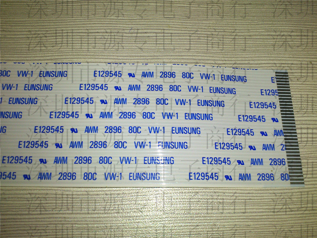 E129545 AWM 2896 80C VW-1 EUNSUNG cable cable conductors of the flat wire