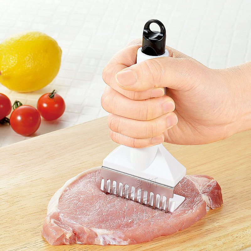 Japan imported Shimura pine meat hammer knocking meat hammer stainless steel nail meat tendon knife cutter steak hammer steak smashing broken ribs