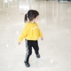 Net đỏ cha mẹ mặc áo len mùa xuân và mùa thu cotton terry đầy đủ nhà màu vàng cổ tròn thỏ nữ gia đình ba mảnh quần gia đình Trang phục dành cho cha mẹ và con