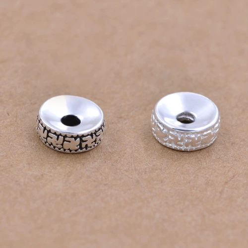 Колесо, четки из круглых бусин, браслет из кварца, кварц, бусины, серебро 925 пробы