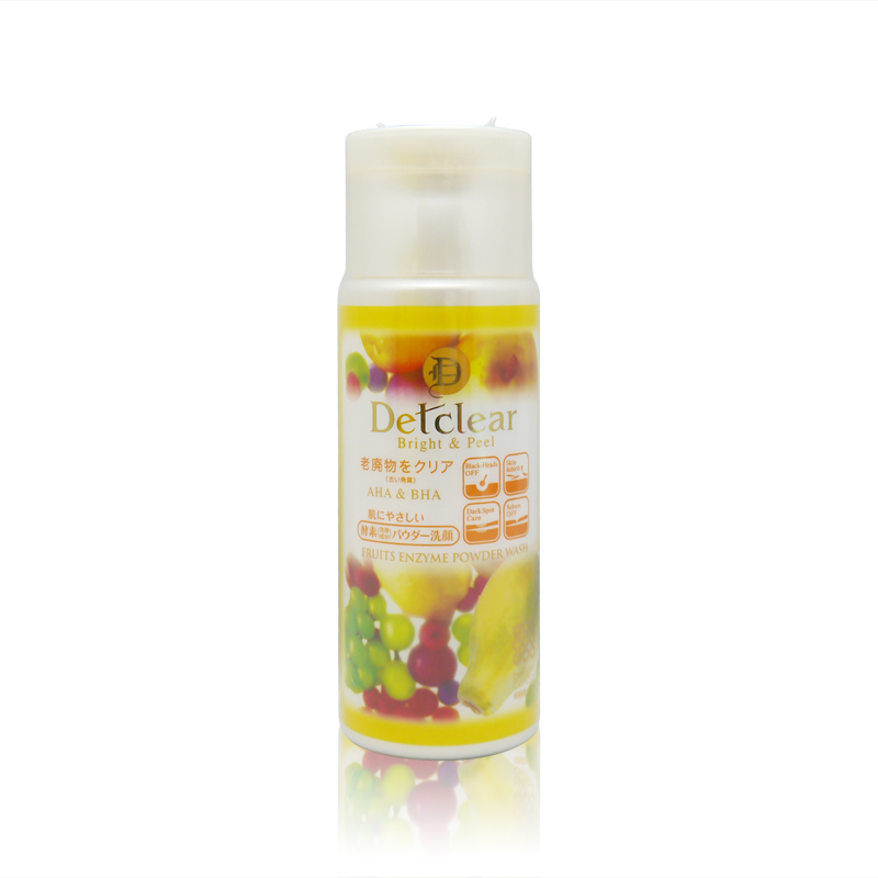 【日本直邮】明色Detclear木瓜酵素洁面粉 去角质黑头洗颜粉75g