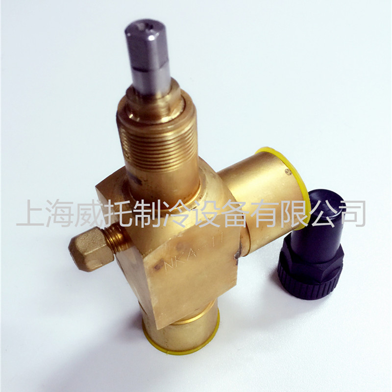 Shanghai Weito WATO brass angle valve NKA-11 stop valve 1-3 8 welded mouth shut-off valve refrigeration accessories-Taobao