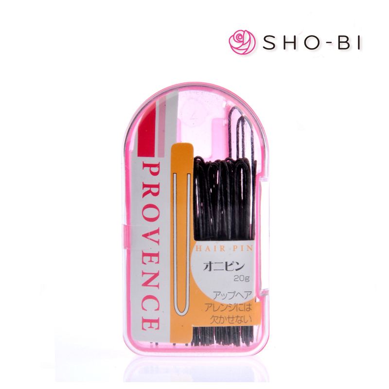 SHO-BI PROVENCE U型发夹黑色盘发发饰  耐用不掉色日本工艺盒装