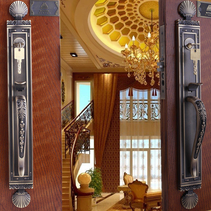 Double Mountain Hardware Bellevi BELVEDERE Nordic American double-switch Villa Gate Lock burglar-proof entry into the house