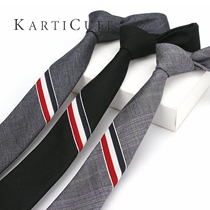 TB tie red white and blue three-color webbing GD with the same mens business casual cashmere ins girls youth College