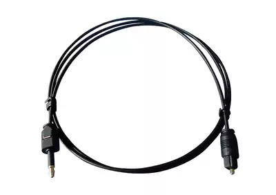 TOSLINK to 3 5 square round optical fiber cable signal line computer connected to power amplifier audio optical fiber cable