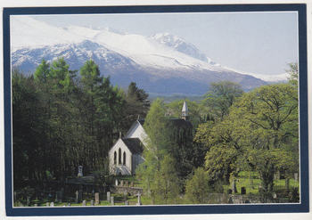 W3013 ຕົ້ນສະບັບຕ່າງປະເທດ Postcard United Kingdom Mount Nevis