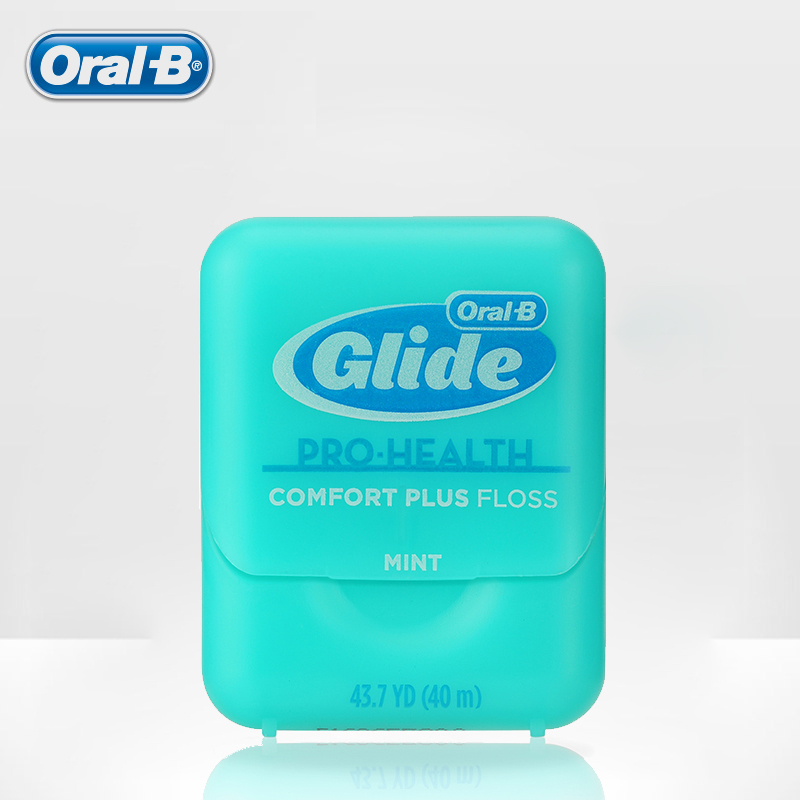 美国进口 欧乐B/Oral-b 舒适深洁牙线40m清凉薄荷清洁呵护牙龈