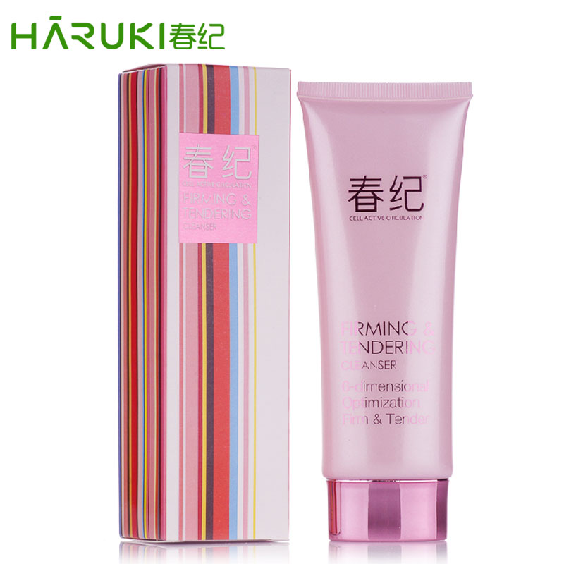 春纪弹力娇嫩泡沫洗面奶120ml 补水保湿女士洁面乳专柜正品
