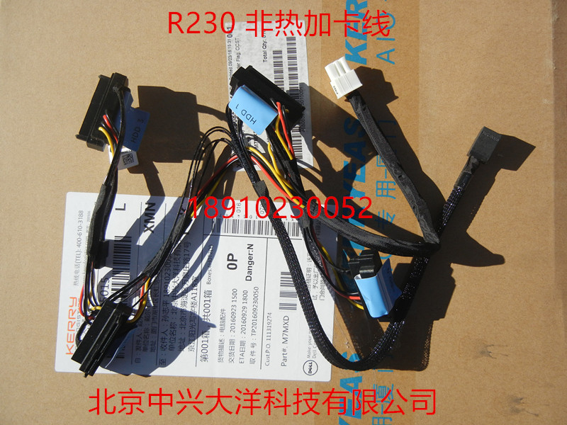 Dell Server R230 SAS Cable M7MXD with RAID card dedicated r230 plus card line